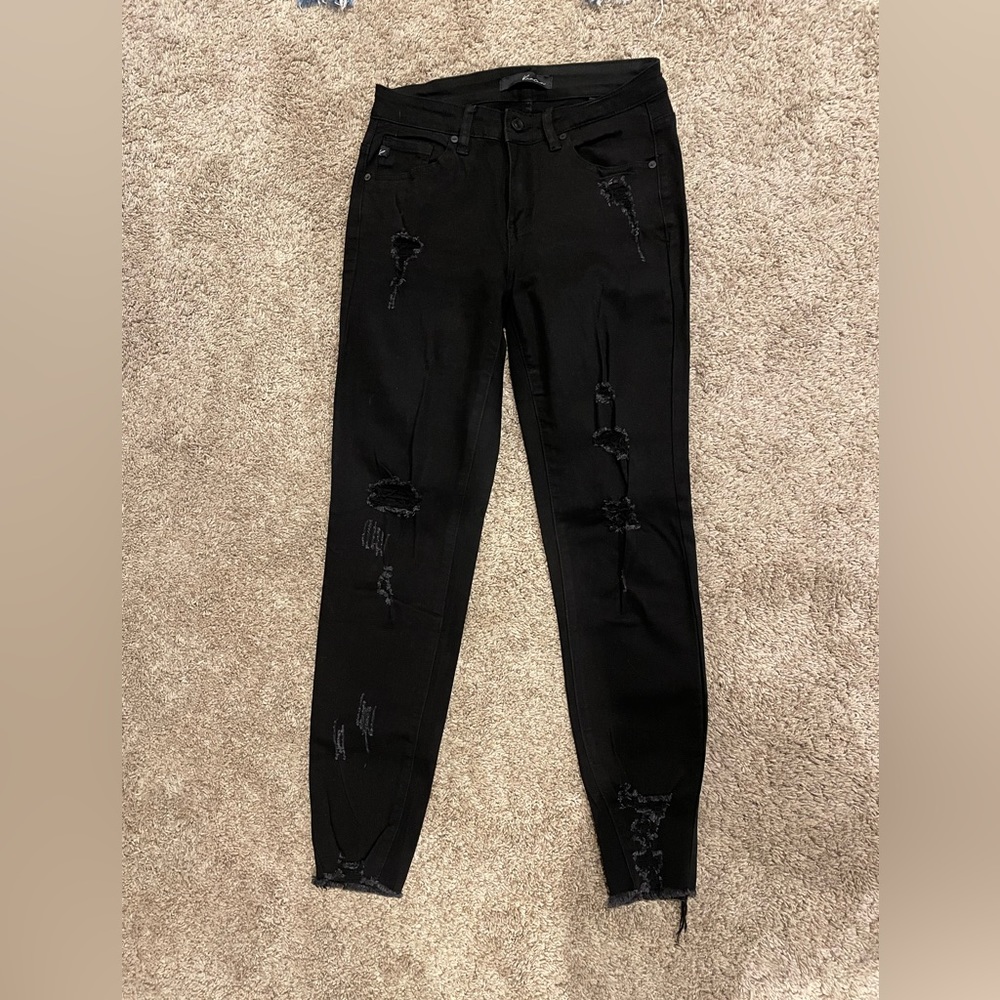 Black kancan jeans